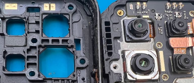 Repaired smartphone camera